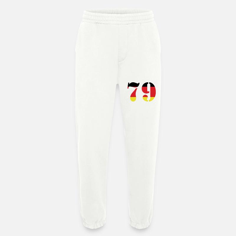 79 Number Jersey Germany - Heavyweight Jogging Pants - made by SPREAD - OFF WHITE