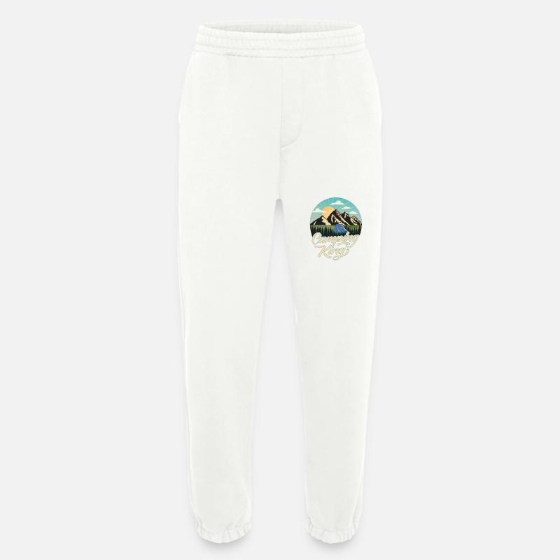 Camping - Heavyweight Jogginghose - made by SPREAD  - OFF WHITE