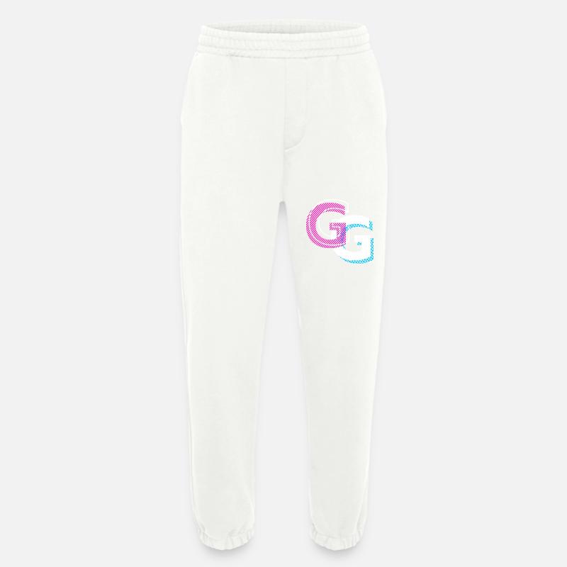 Graffiti G Design Geschenk - Heavyweight Jogginghose - made by SPREAD  - OFF WHITE