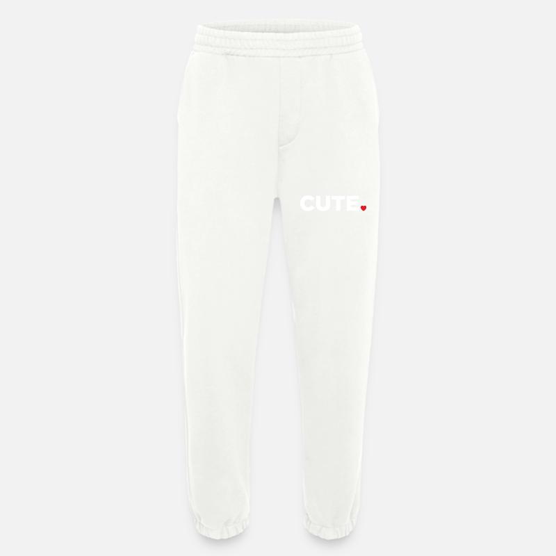 Cute - Heavyweight Jogging Pants - made by SPREAD  - OFF WHITE