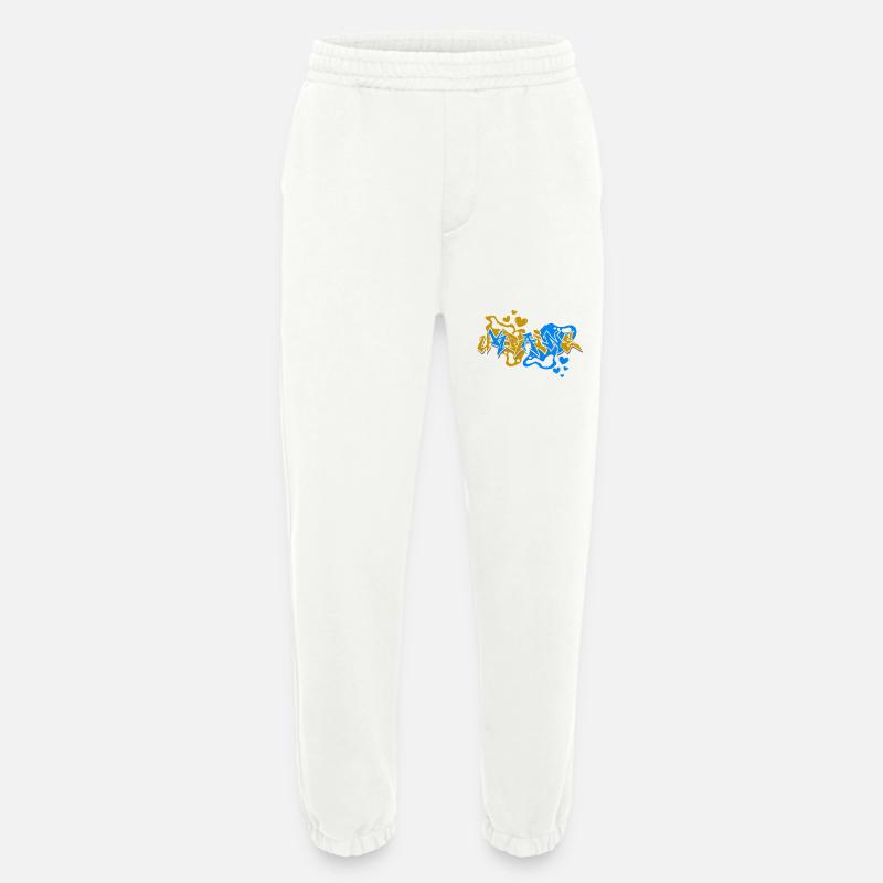 Ukraine Graffiti - Heavyweight Jogginghose - made by SPREAD  - OFF WHITE