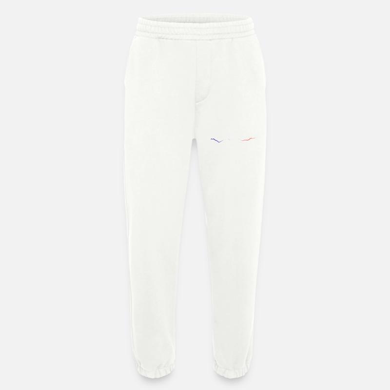 blue white red - Heavyweight Jogging Pants - made by SPREAD - OFF WHITE