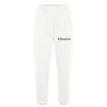#Student Logo Black - Heavyweight Jogging Pants - made by SPREAD  - OFF WHITE - Front