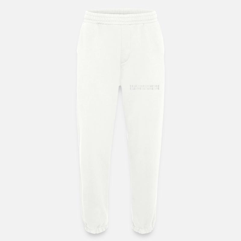 my face definitely will - Heavyweight Jogging Pants - made by SPREAD  - OFF WHITE
