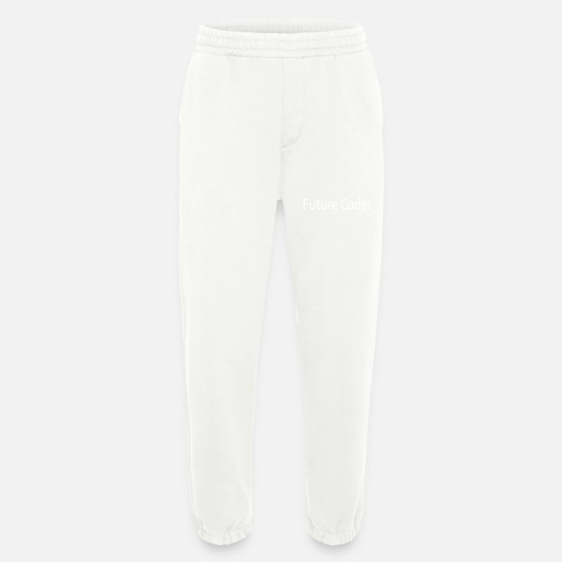 Future Coder - Heavyweight Jogging Pants - made by SPREAD  - OFF WHITE