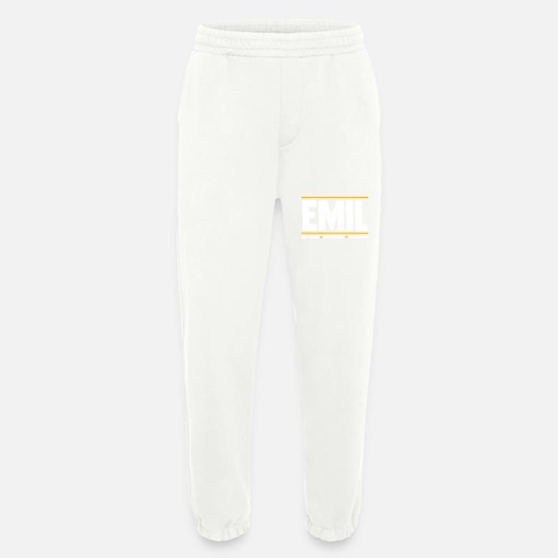 Emil - Heavyweight Jogginghose - made by SPREAD  - OFF WHITE