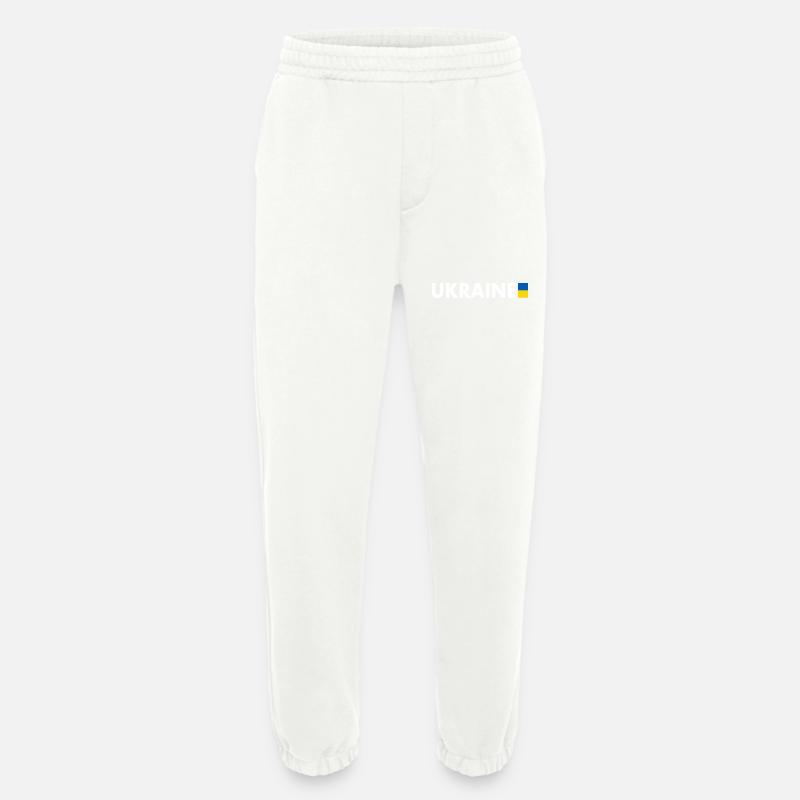 Ukraine - Heavyweight Jogginghose - made by SPREAD  - OFF WHITE