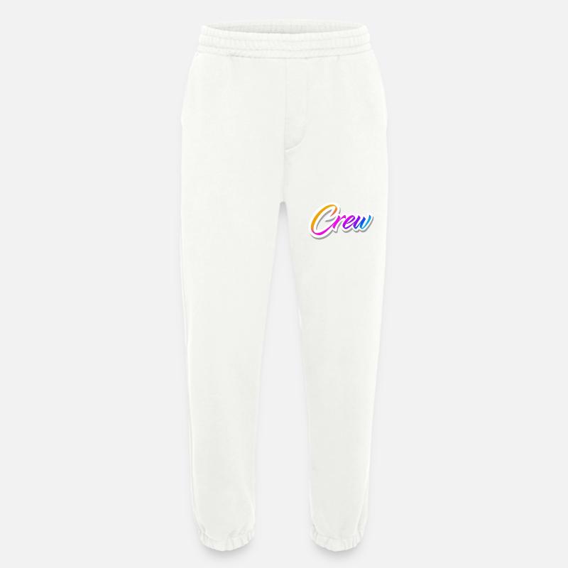 Crew Bunt - Heavyweight Jogginghose - made by SPREAD  - OFF WHITE