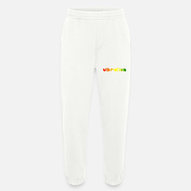 Vibration - Reggae - Heavyweight Jogging Pants - made by SPREAD  - OFF WHITE