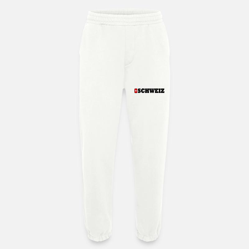 Schweiz - Heavyweight Jogginghose - made by SPREAD  - OFF WHITE