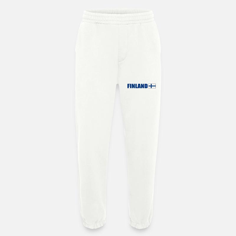 Finnland - Heavyweight Jogginghose - made by SPREAD  - OFF WHITE