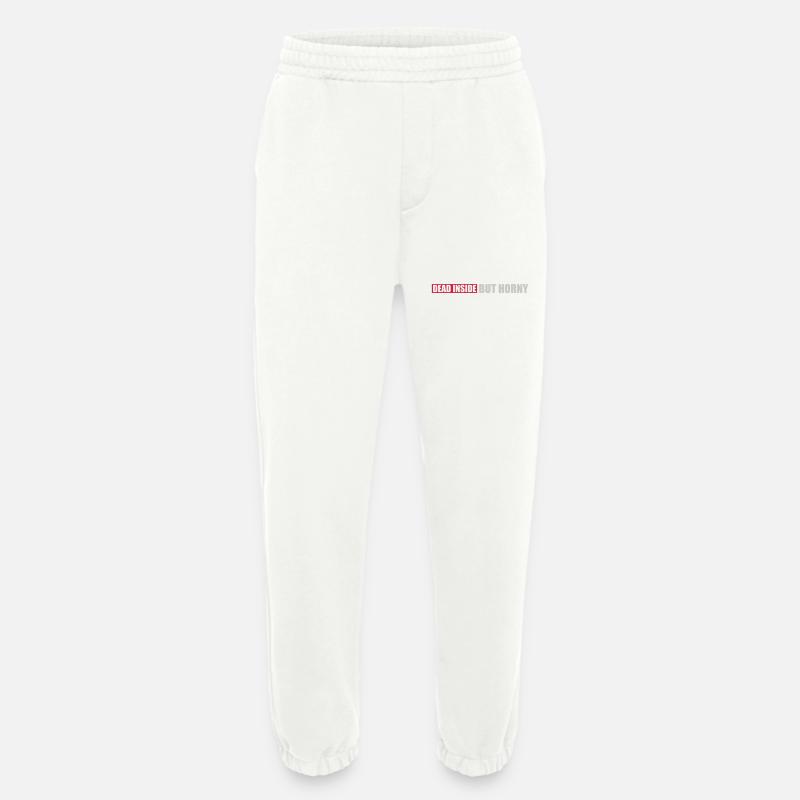 dead inside but horny - Heavyweight Jogginghose - made by SPREAD - OFF WHITE