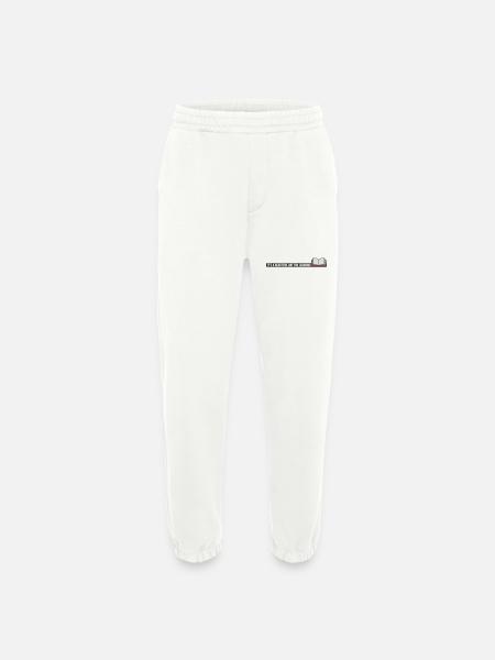 beautiful day for learning - Heavyweight Jogging Pants - made by SPREAD  - OFF WHITE