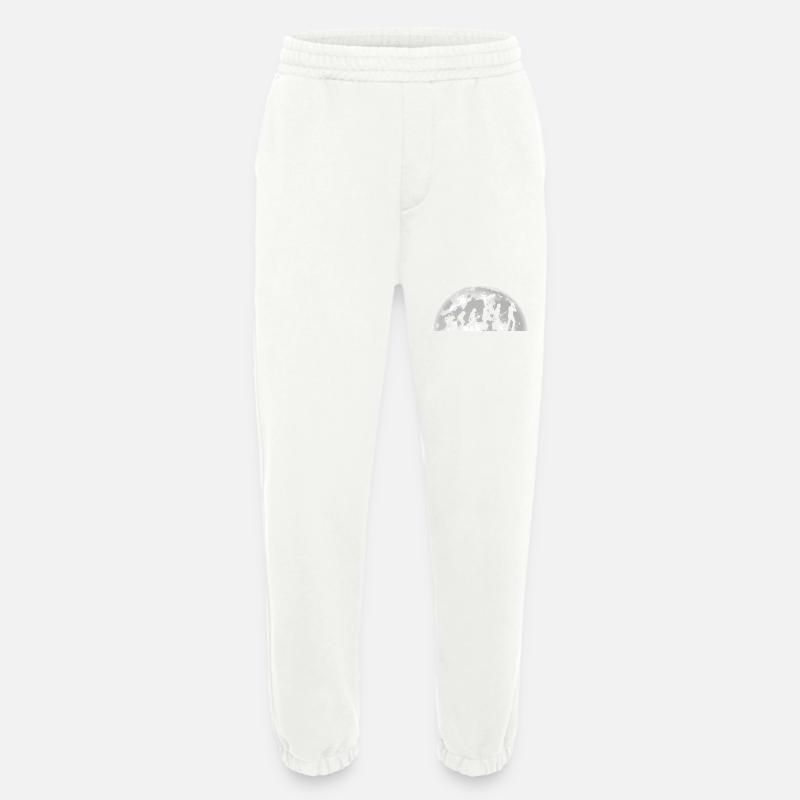 Harmonica Evolution Harmonica - Heavyweight Jogging Pants - made by SPREAD  - OFF WHITE