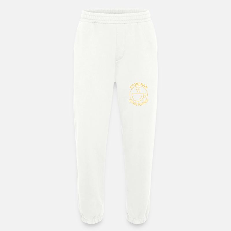 Storeman Coffee Powered - Heavyweight Jogginghose - made by SPREAD  - OFF WHITE
