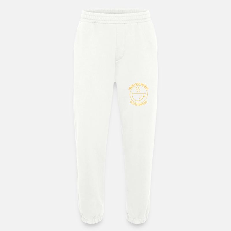 Warehouse Worker Coffee Powered - Heavyweight Jogginghose - made by SPREAD  - OFF WHITE