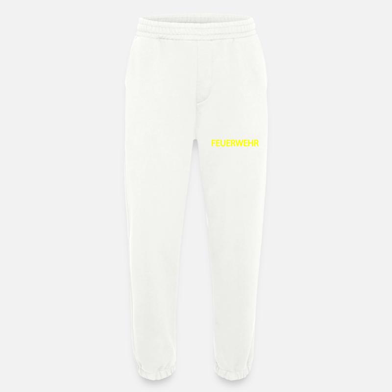 Feuerwehr Design - Heavyweight Jogginghose - made by SPREAD  - OFF WHITE