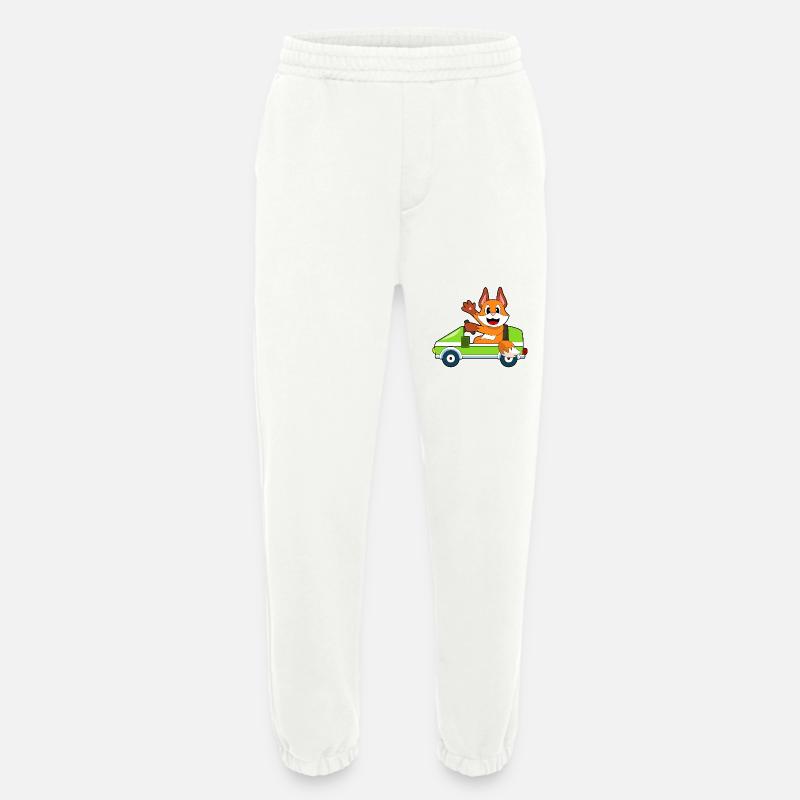 Fuchs Auto - Heavyweight Jogginghose - made by SPREAD  - OFF WHITE