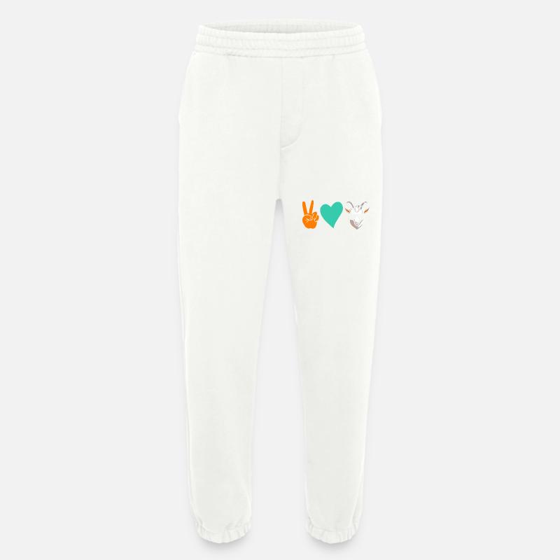 Goats - Heavyweight Jogging Pants - made by SPREAD  - OFF WHITE