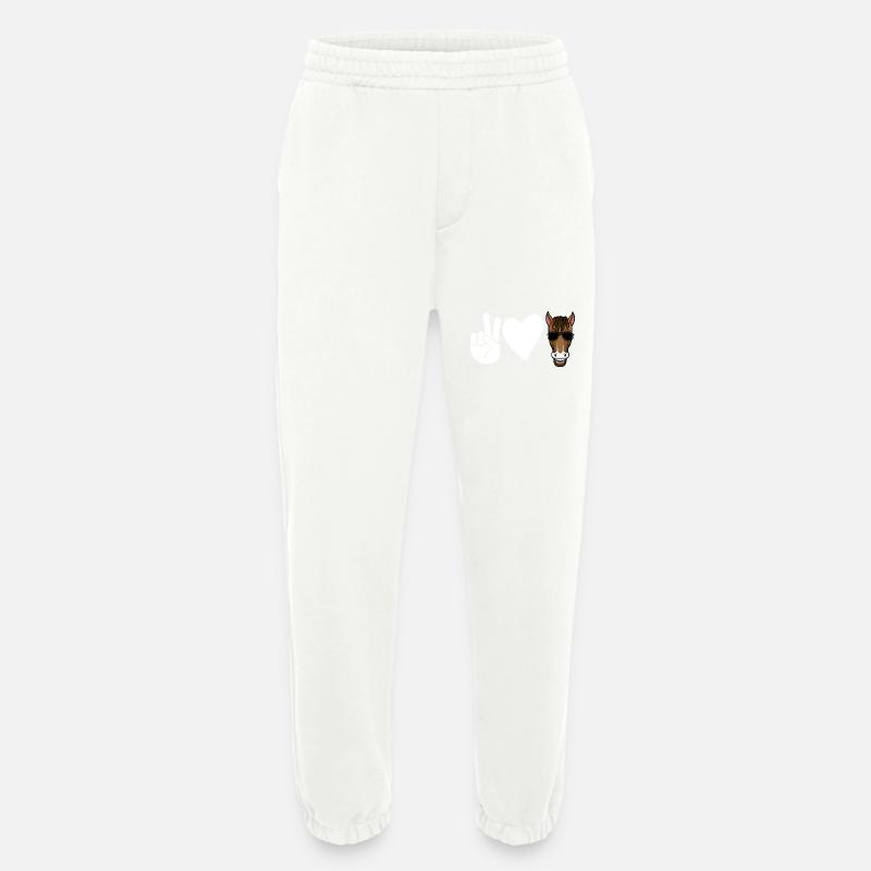 Reiten Pferd - Heavyweight Jogginghose - made by SPREAD  - OFF WHITE