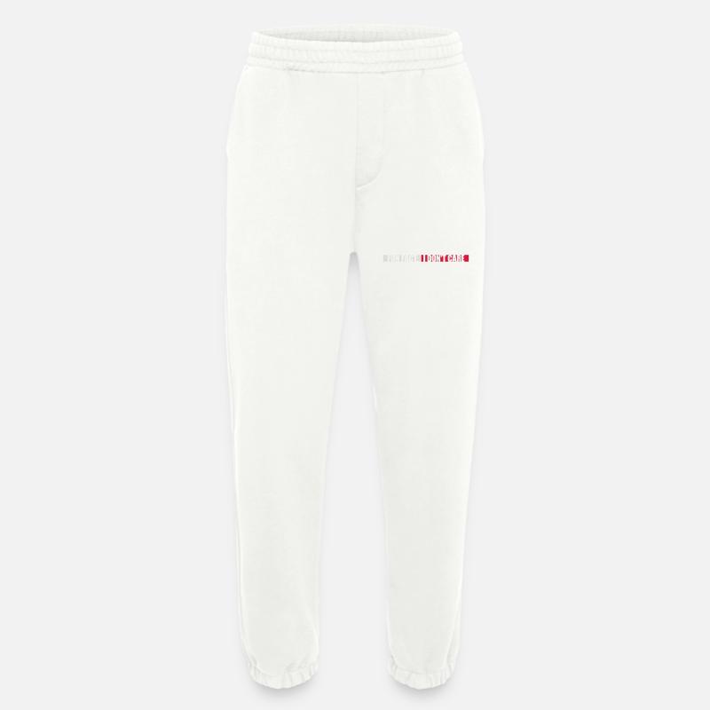 I don't care fact - Heavyweight Jogging Pants - made by SPREAD  - OFF WHITE