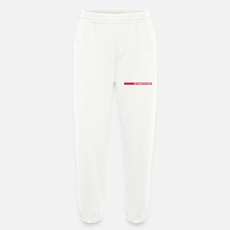 me sarcastic never Zitat - Heavyweight Jogginghose - made by SPREAD  - OFF WHITE
