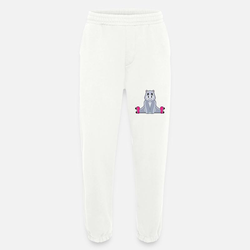 Nilpferd Inline skating Rollschuhe - Heavyweight Jogginghose - made by SPREAD - OFF WHITE