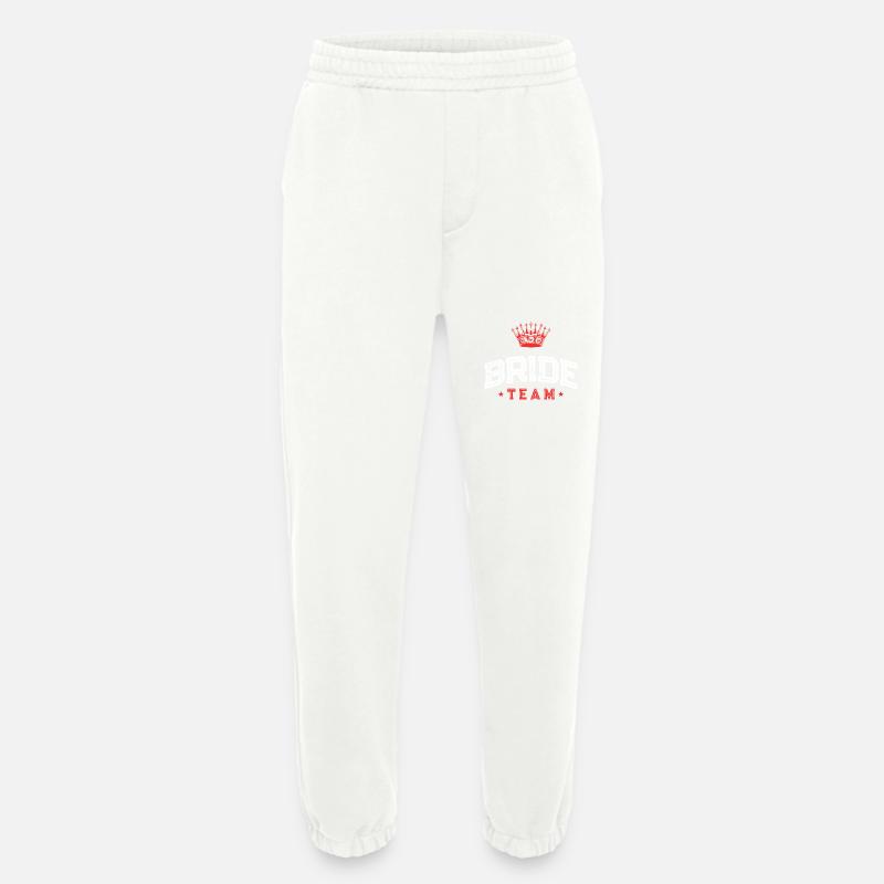 Bride Team - Heavyweight Jogginghose - made by SPREAD  - OFF WHITE