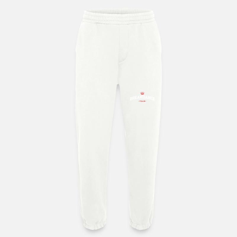 Breakdance Team - Heavyweight Jogging Pants - made by SPREAD - OFF WHITE