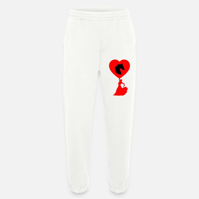 Pferd - Heavyweight Jogginghose - made by SPREAD - OFF WHITE