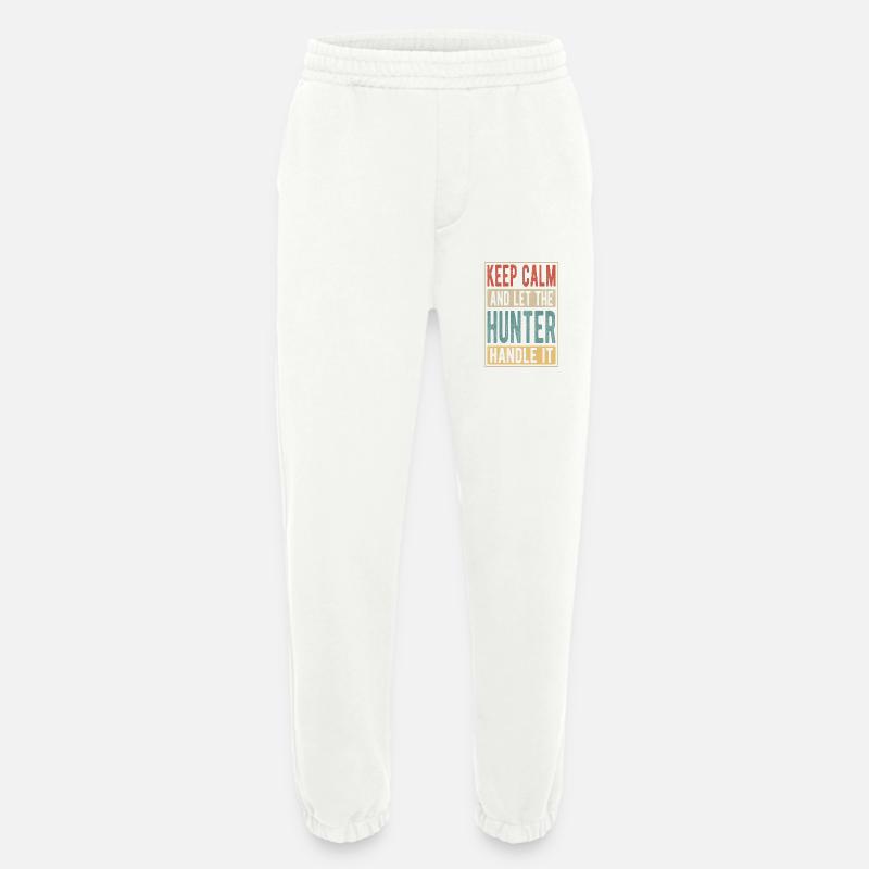 Hunter Retro Gift - Heavyweight Jogging Pants - made by SPREAD  - OFF WHITE