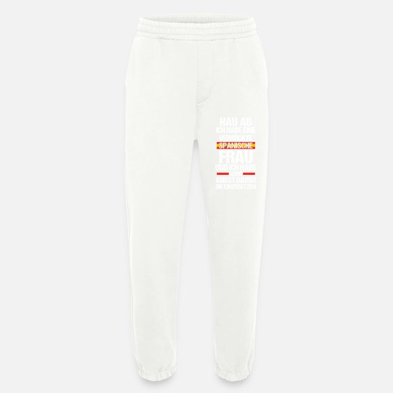 Spaniards Spain - Heavyweight Jogging Pants - made by SPREAD  - OFF WHITE