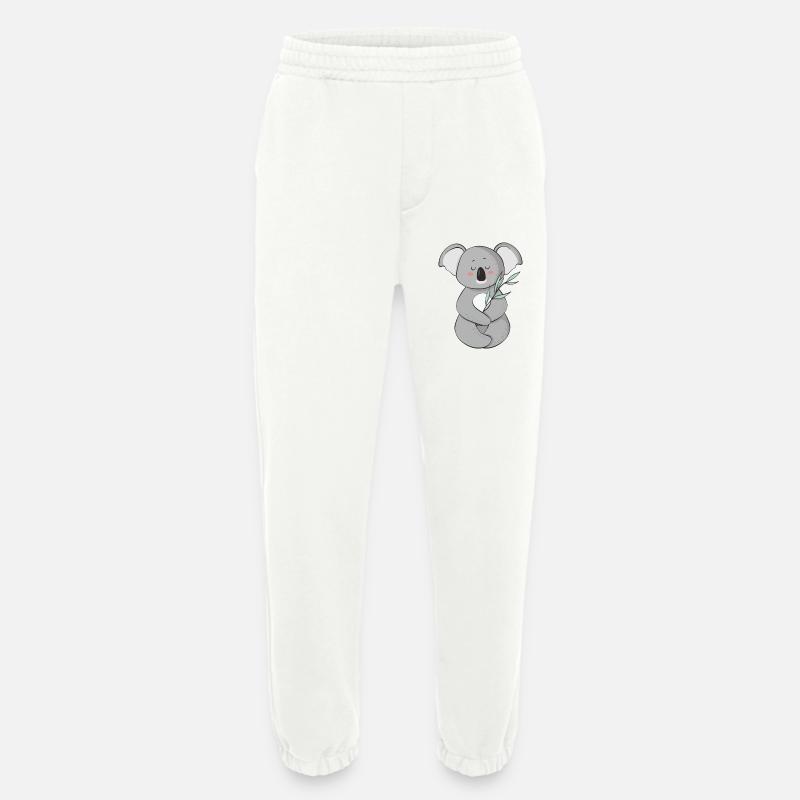 koala - Heavyweight Jogging Pants - made by SPREAD  - OFF WHITE