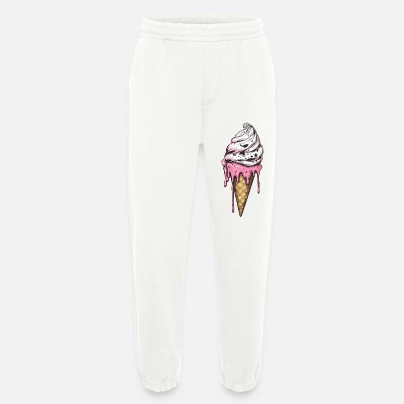 Eiscreme Eis - Heavyweight Jogginghose - made by SPREAD  - OFF WHITE