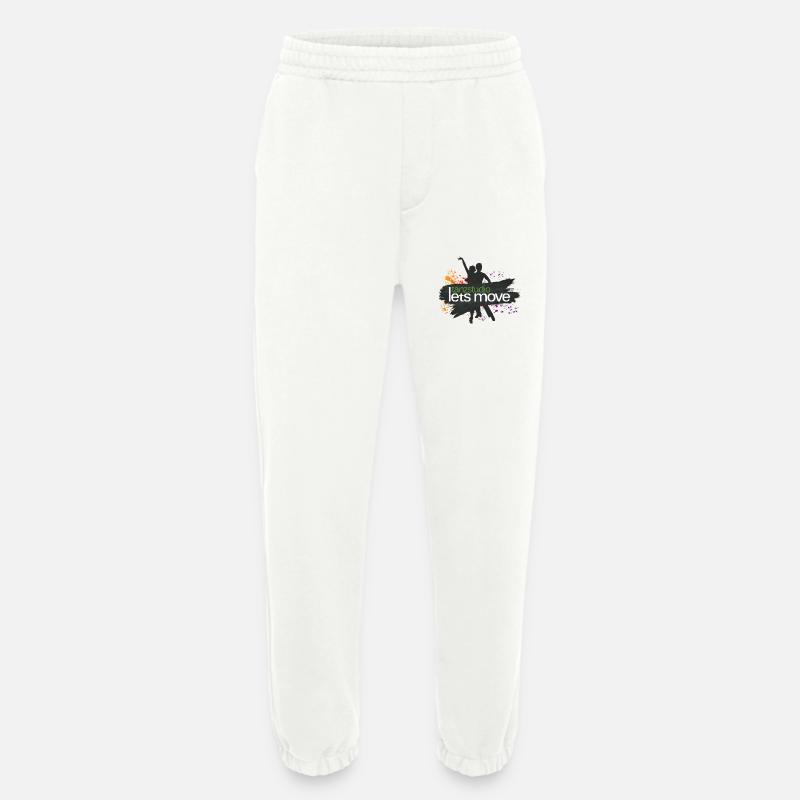 Studio de danse Let’s Move - Pantalon de jogging bio épais fabriqué en UE - OFF WHITE
