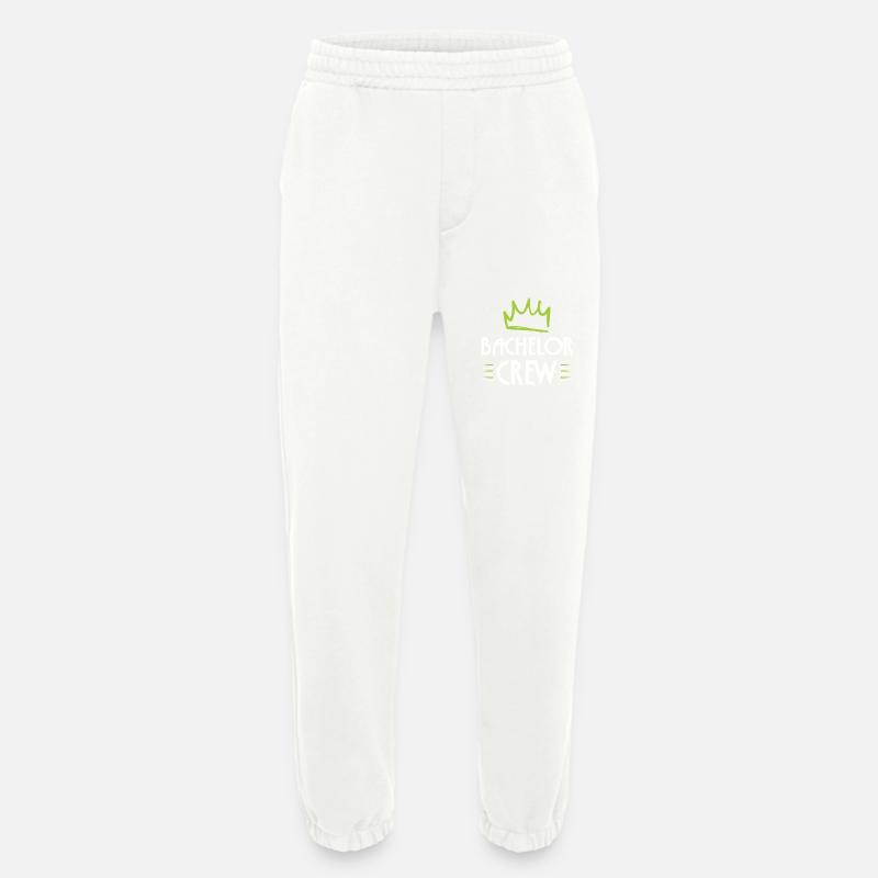 Bachelor Crew - Heavyweight Jogging Pants - made by SPREAD  - OFF WHITE
