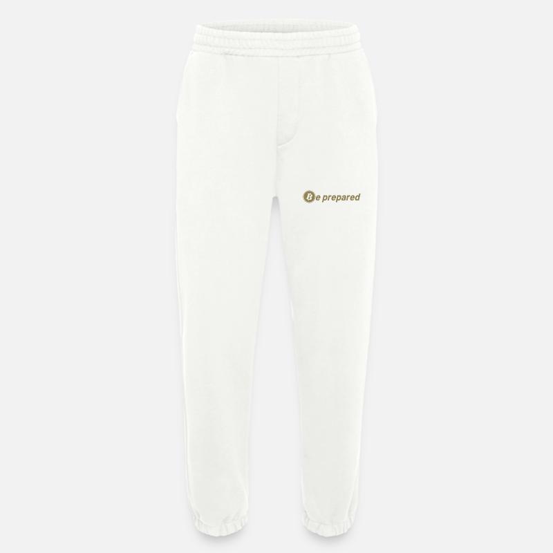 Bitcoin Sprüche Sei vorbereitet - Heavyweight Jogginghose - made by SPREAD  - OFF WHITE