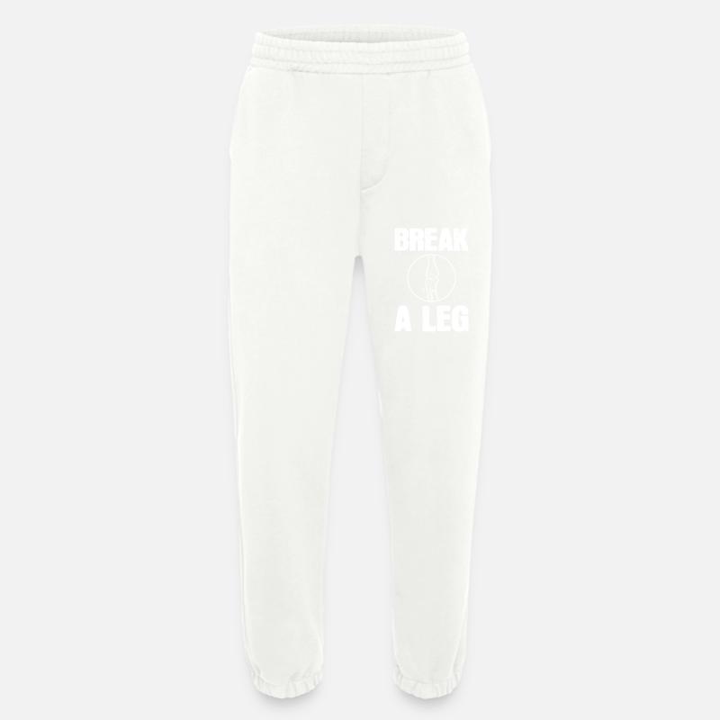 Gebrochenes Bein - Heavyweight Jogginghose - made by SPREAD  - OFF WHITE