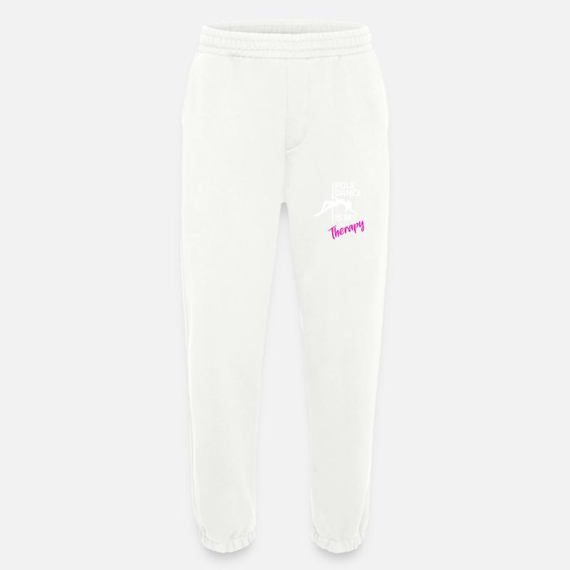 Pole Dance Therapy - Heavyweight Jogging Pants - made by SPREAD  - OFF WHITE