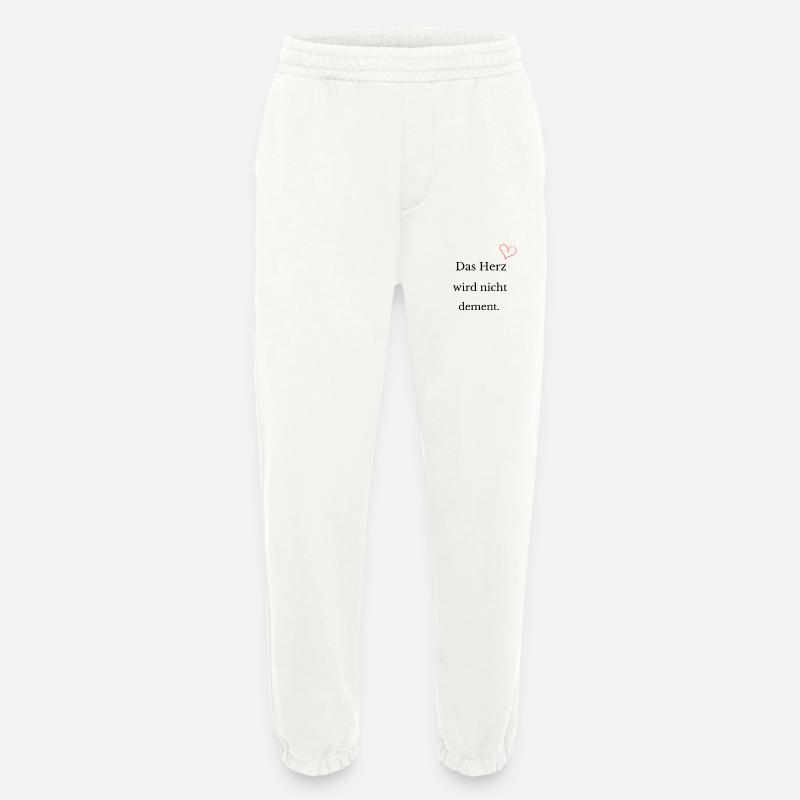 Das Herz wird nicht dement - Heavyweight Jogginghose - made by SPREAD  - OFF WHITE