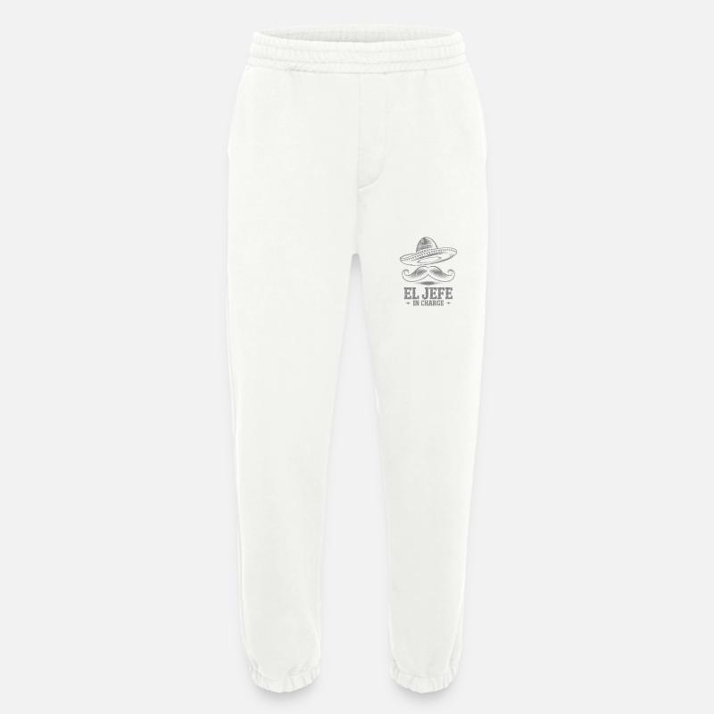 El Jefe in charge - Heavyweight Jogginghose - made by SPREAD - OFF WHITE