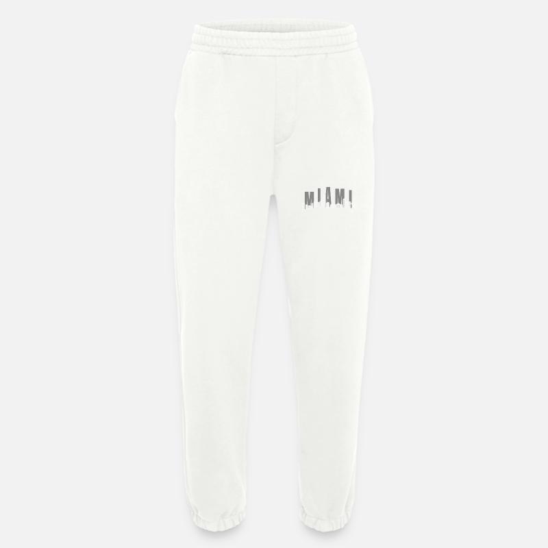 Miami Skyline - Heavyweight Jogginghose - made by SPREAD  - OFF WHITE