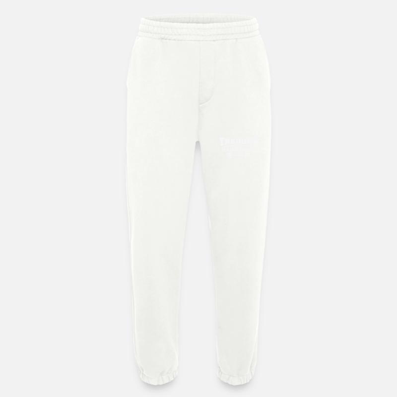 Training For Ragnarok Vikings - Heavyweight Jogging Pants - made by SPREAD  - OFF WHITE