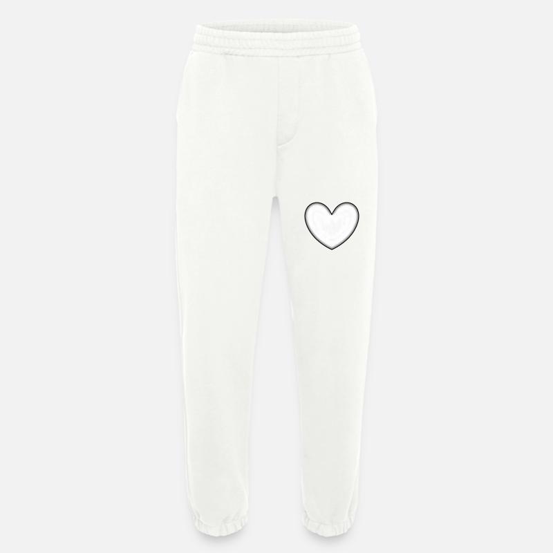 Valentinstag Geschenk Valentinstag - Heavyweight Jogginghose - made by SPREAD - OFF WHITE