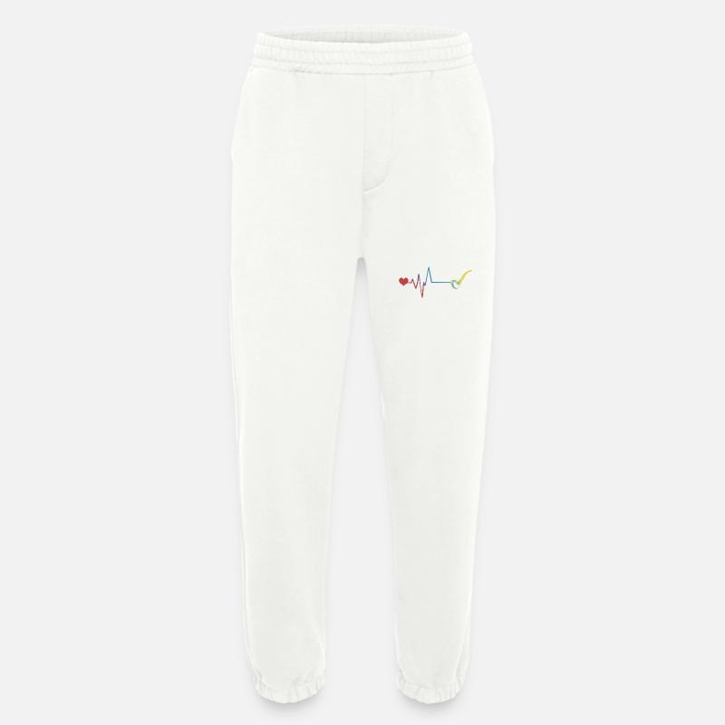 Pfeife Puls Herzschlag - Heavyweight Jogginghose - made by SPREAD  - OFF WHITE