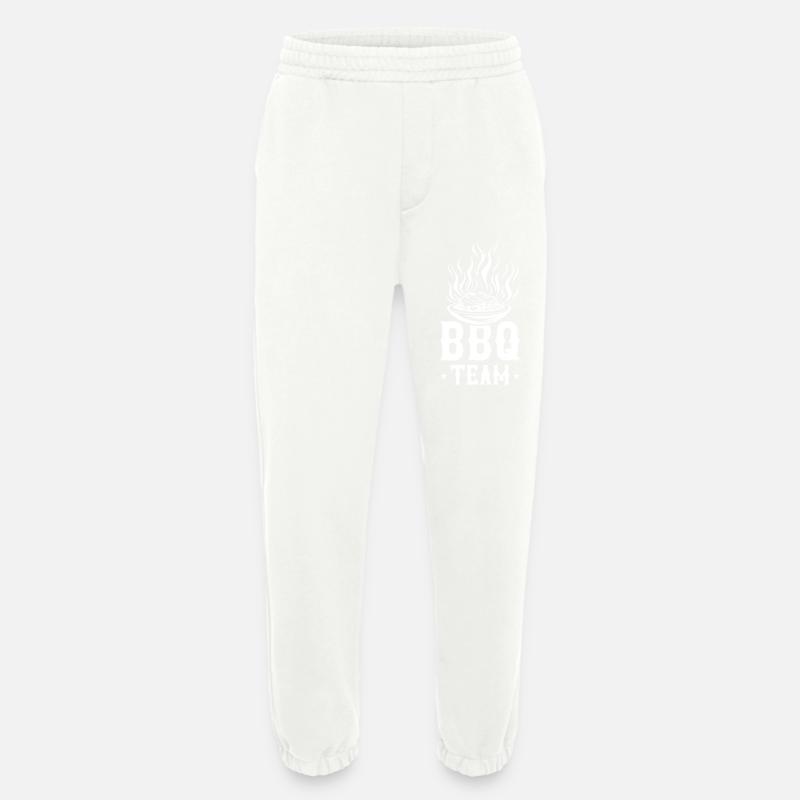 Grill Bbq Team - Heavyweight Jogging Pants - made by SPREAD  - OFF WHITE