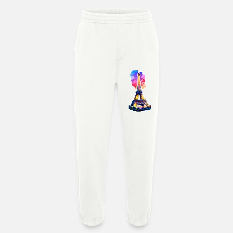 Eiffelturm #4 - Heavyweight Jogginghose - made by SPREAD  - OFF WHITE