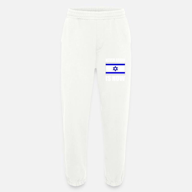 Never again is now - Heavyweight Jogginghose - made by SPREAD  - OFF WHITE