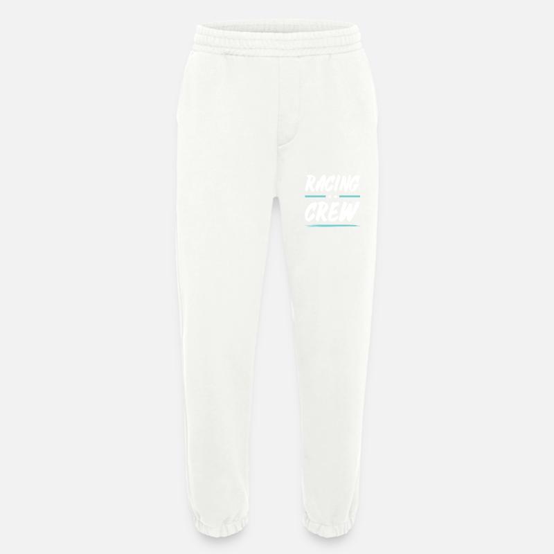Racing Crew - Heavyweight Jogginghose - made by SPREAD  - OFF WHITE
