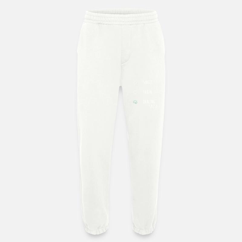 Danseuse de salsa Danseuse - Pantalon de jogging bio épais fabriqué en UE - OFF WHITE
